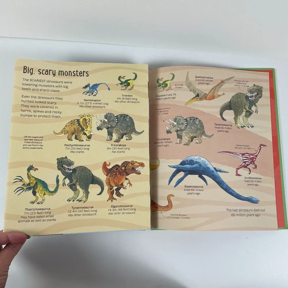 🍋 4/$20  The Usborne Big Book of Dinosaurs | Kids Books Childrens Books - Picture 4 of 7